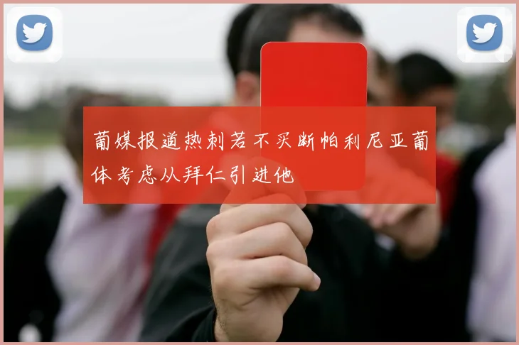 葡媒报道热刺若不买断帕利尼亚葡体考虑从拜仁引进他